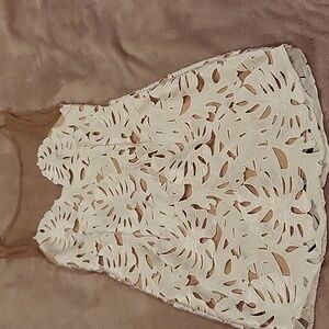 Off white mini dress